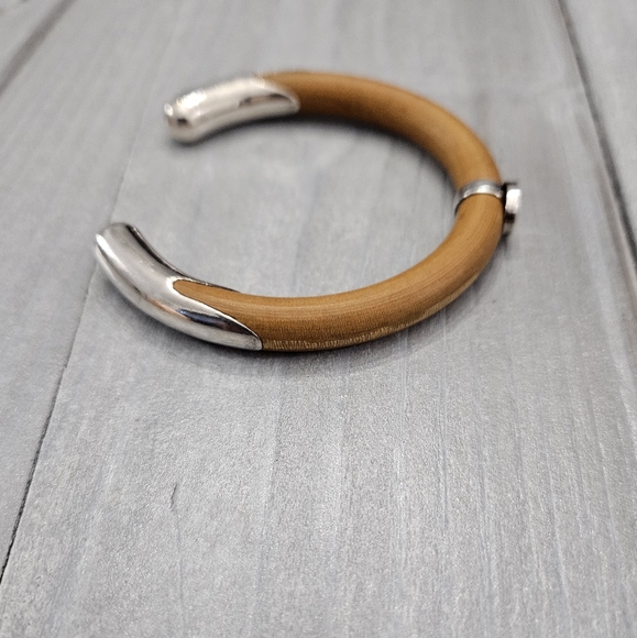 RARE Tiffany & Co Rattan Bamboo Elsa Peretti Sterling Cuff - Picture 4 of 16